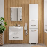 Шкаф пенал Volna Onda 40 pnONDA40-01 Белый — фото 4, Пеналы для ванной комнаты