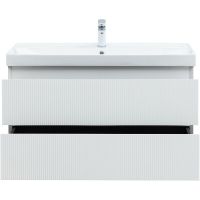 Товар: Тумба под раковину Aquanet Альтера 100 337157 подвесная Белая матовая - фото 6 Тумба под раковину Aquanet Альтера 100 337157 подвесная Белая матовая — фото 6, Мебель для ванной