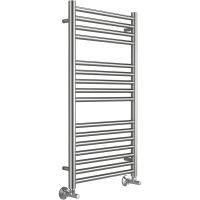 Водяной полотенцесушитель Terminus Альба П16 500х1000 4670078530455 Хром, нижнее подключение, G 1/2" ВР, с комплектом вентилей — фото 1, Водяные полотенцесушители