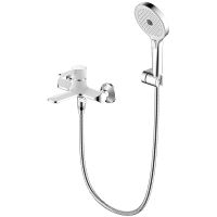 Смеситель для ванны Gappo G03-8 G3203-8 Белый Хром — фото 1, Смеситель для ванны