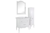 Товар: Шкаф пенал ASB-Woodline Модерн 40 11256 Белый с патиной Серебро - фото 3 Шкаф пенал ASB-Woodline Модерн 40 11256 Белый с патиной Серебро — фото 3, Мебель для ванной