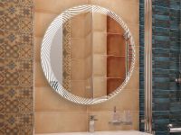 Товар: Зеркало Art&Max Sculpture AM-Scu-D770-DS-F-H с подсветкой с сенсорным выключателем - фото 5 Зеркало Art&Max Sculpture AM-Scu-D770-DS-F-H с подсветкой с сенсорным выключателем — фото 5, Мебель для ванной