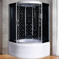 Душевой бокс River Temza 120x120 ТН 10000001552 с поддоном — фото 1, Душевые боксы