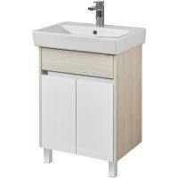 Тумба под раковину Aquaton Верди PRO 60 H 1A207701VDAV0 Белый Ясень фабрик — фото 1, Тумбы под раковину