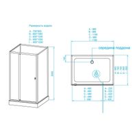 Товар: Душевая кабина 90* 90*200 RGW AN-207 Квадрат/Белый/Frost Line/5 мм (3 уп.) - фото 7 Душевая кабина 90* 90*200 RGW AN-207 Квадрат/Белый/Frost Line/5 мм (3 уп.) — фото 7, Душевые кабины