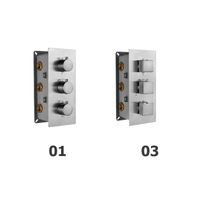 Товар: Термосмеситель встраиваемый RGW SP-41-01 270*125/хром 4-6 режимов - фото 2 Термосмеситель встраиваемый RGW SP-41-01 270*125/хром 4-6 режимов — фото 2, Для душа и ванны