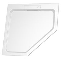 Душевой поддон  90*90*3 RGW STA-61 Белый/Трапеция   — фото 1, Душевые поддоны из искусственного камня