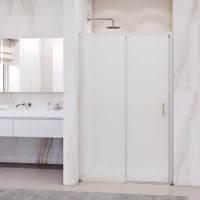 Душевая дверь 160*195 RGW PA-017 Хром/Матовое/6 мм (Easy) — фото 1, Раздвижные душевые двери