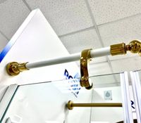 Душевая дверь 120*195 RGW VI-01 Белый/Прозрачное/8 мм (Easy) — фото 4, Распашные душевые двери