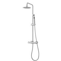 Душевая стойка RGW SP-21 Хром 120*26 Головной душ/Термостат (ручной душ) — фото 6, Душевые системы