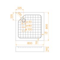 Товар: Душевой поддон 80*80*14 RGW SMC-8080W Белый/Квадрат (6 ножек в комплекте ) - фото 8 Душевой поддон 80*80*14 RGW SMC-8080W Белый/Квадрат (6 ножек в комплекте ) — фото 8, Диспенсеры бумажных полотенец