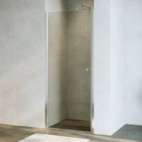 Душевая дверь  80*195 RGW Dolphin TN-03 Хром/fabric/6 мм (Easy) — фото 1, Распашные душевые двери