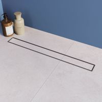 Душевой лоток Drain Leo-11-40 прямой 400 хром Ø 40 мм на ножках, с переходником 40/50 — фото 2, Душевые лотки