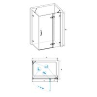 Товар: Душевой уголок 90*100*195 RGW SA-41 Прямоуг./Хром/Прозрачное/8 мм (Easy) - фото 7 Душевой уголок 90*100*195 RGW SA-41 Прямоуг./Хром/Прозрачное/8 мм (Easy) — фото 7, Прямоугольные душевые уголки