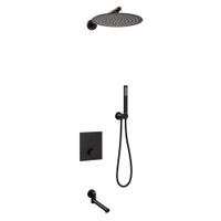 Товар: Комплект RGW SP-370-B Черный (Головной душ/смеситель/ручной душ/излив) - фото 5 Комплект RGW SP-370-B Черный (Головной душ/смеситель/ручной душ/излив) — фото 5, Встраиваемые душевые комплекты