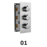 Термосмеситель встраиваемый RGW SP-41-01 270*125/хром  4-6 режимов — фото 1, Для душа и ванны