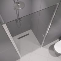 Душевая дверь  80*195 RGW Dolphin TN-03 Хром/Прозрачное/6 мм (Easy) арт-54930308-11 — фото 9, Распашные душевые двери