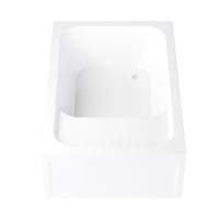 Душевой поддон  80*120*28 h 42 RGW BC/L /Прямоуг Ø 90 мм  (с сиденьем ) — фото 5, Акриловые душевые поддоны