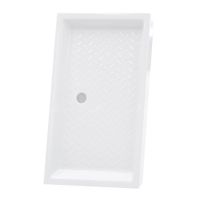 Душевой поддон  80*140*10 RGW CR-148 /Прямоуг Ø 60 мм Керамический — фото 4, Керамические душевые поддоны