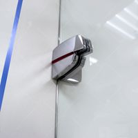 Душевая дверь 140*195 RGW SA-01 Хром/Прозрачное/8 мм (Easy) — фото 3, Распашные душевые двери