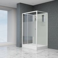 Товар: Душевая кабина 90* 90*200 RGW AN-207 Квадрат/Белый/Frost Line/5 мм (3 уп.) - фото 2 Душевая кабина 90* 90*200 RGW AN-207 Квадрат/Белый/Frost Line/5 мм (3 уп.) — фото 2, Душевые кабины