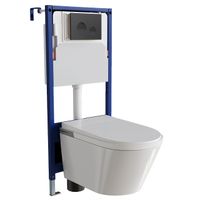 Товар: Унитаз умный подвесной c черной кнопкой RGW SW-70-B белый (с инсталляцией и кнопкой смыва) 2 уп) - фото 4 Унитаз умный подвесной c черной кнопкой RGW SW-70-B белый (с инсталляцией и кнопкой смыва) 2 уп) — фото 4, Подвесные унитазы