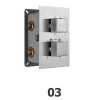 Товар: Термосмеситель встраиваемый RGW SP-42-03 205*125/хром 2-3 режима - фото 2 Термосмеситель встраиваемый RGW SP-42-03 205*125/хром 2-3 режима — фото 2, Смеситель для душа