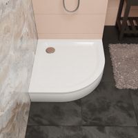 Душевой поддон  90*90*3.5 h 22 RGW STYLE Белый/Полукруг Ø 90 мм  (FW5-8) — фото 2, Акриловые душевые поддоны