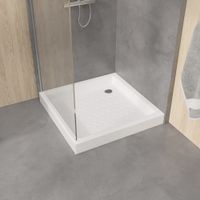 Душевой поддон  70*70*10 RGW CR-077 /Квадрат Ø 60 мм Керамический — фото 2, Керамические душевые поддоны