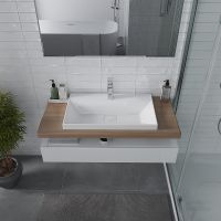 Раковина Madera Classica Slim 60 4627173210874 Белая — фото 4, Раковины встраиваемые сверху