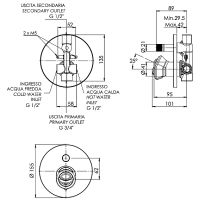 Товар: Смеситель для душа Remer Element ET09HNO Черный матовый - фото 2 Смеситель для душа Remer Element ET09HNO Черный матовый — фото 2, Смеситель для душа