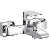 Смеситель для ванны AQUAme Prato AQMP6122 Хром — фото 1, Для душа и ванны