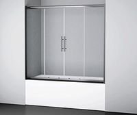 Amper 29S02-170 Стеклянная шторка на ванну — фото 1, Шторки для ванной раздвижные