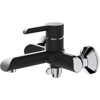 Смеситель для ванны Haiba HB60805-7 Черный Хром — фото 1, Для душа и ванны