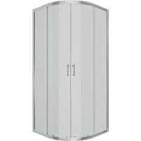 Душевой уголок Ambassador Kingston 100х100 14011105 профиль Хром стекло прозрачное — фото 10, Душевые уголки четверть круга