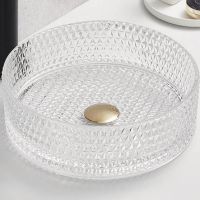 Раковина-чаша CeramaLux 36 GL01 прозрачная — фото 1, Раковины