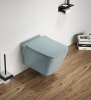 Товар: Унитаз CeramaLux 5170MLG подвесной Зеленый матовый с сиденьем Микролифт - фото 3 Унитаз CeramaLux 5170MLG подвесной Зеленый матовый с сиденьем Микролифт — фото 3, Подвесные унитазы