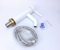 Смеситель для раковины Bronze de Luxe Scandi 1451W Белый глянцевый — фото 4, Смесители для раковины