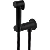 Гигиенический душ со смесителем Remer Minimal N64WNO Черный матовый — фото 1, Гигиенические души