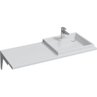 Раковина СанТа Юпитер 120 R 900125 на стиральную машину Белая — фото 1, Раковины на стиральную машину