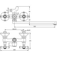 Товар: Смеситель для ванны Agger Retro-X A1721188 универсальный Бронза - фото 4 Смеситель для ванны Agger Retro-X A1721188 универсальный Бронза — фото 4, Для душа и ванны