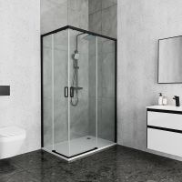 Товар: Душевой уголок Ambassador Queen 120х80 11011205RBlack профиль Черный стекло прозрачное - фото 5 Душевой уголок Ambassador Queen 120х80 11011205RBlack профиль Черный стекло прозрачное — фото 5, Душевые уголки