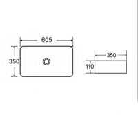 Раковина-чаша Bronze de Luxe Lacio 60 1061BM Белая — фото 2, Раковины