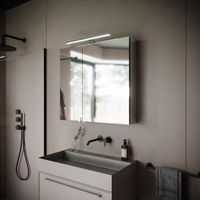 Товар: Зеркальный шкаф для ванной комнаты SANCOS Hilton 800x148х740 мм, с LED подсветкой,арт. Z800 - фото 1 Зеркальный шкаф для ванной комнаты SANCOS Hilton 800x148х740 мм, с LED подсветкой,арт. Z800 — фото 1, Зеркальные шкафы в ванную