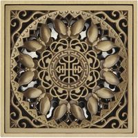 Трап для душа Veragio Canyon VR.CAN-2045.BR с решеткой Бронза — фото 1, Трапы для душа