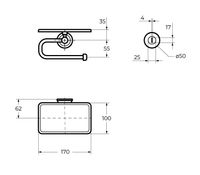 Товар: Держатель туалетной бумаги CEZARES CZR-F-8989-BORO1 - фото 2 Держатель туалетной бумаги CEZARES CZR-F-8989-BORO1 — фото 2, Держатели туалетной бумаги