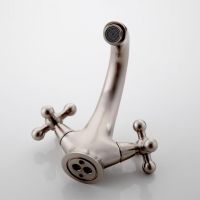 Смеситель для раковины Haiba HB1019-5 Сатин — фото 2, Смесители для раковины