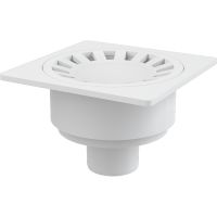 Трап для душа Alcaplast APV16 с решеткой Хром — фото 1, Трапы для душа