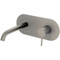 Смеситель для раковины Remer X-Style X15NPO Никель матовый полированный — фото 1, Смесители для раковины