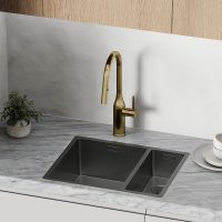 Смеситель для кухни Sancos Grand SC4002BG Золото брашированное — фото 5, Смесители для кухни